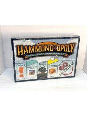 Hammond-opoly  Opoly Monopoly Board Game for Hammond, Louisiana NEW